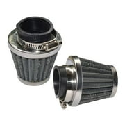 Baitaihem Pack of 2 Motorcycle Pod Air Filter Dirt Pocket Bike ATV Pit Bike 35 39 42 46 48 50 52 54mm (46mm)